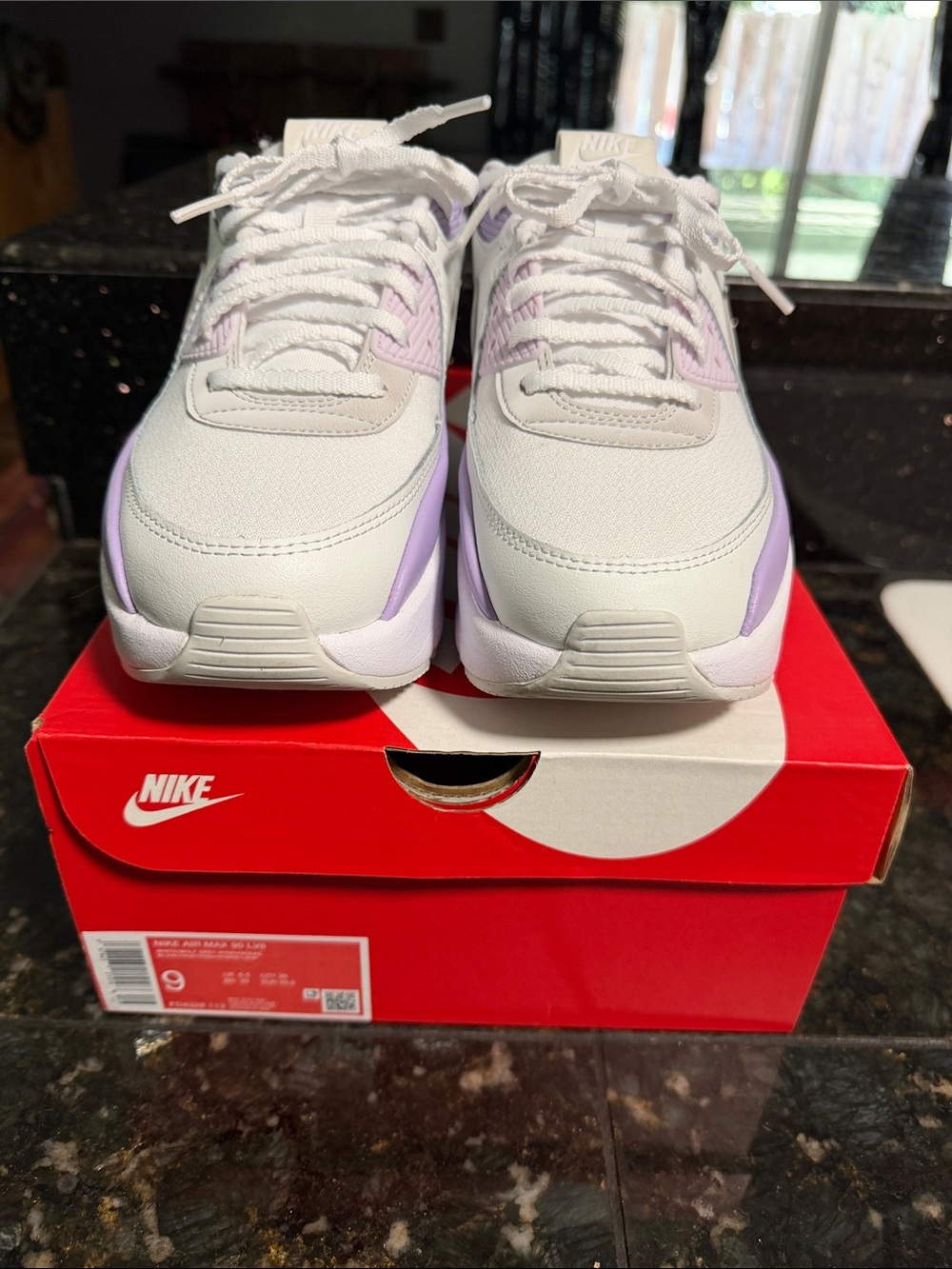 Nike Air Max 90 LV8 Sneakers with Light Purple Accents